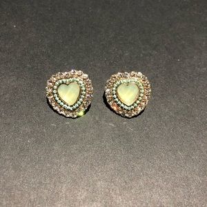 Heart Shaped Earrings Costume / Fashion Jewelry